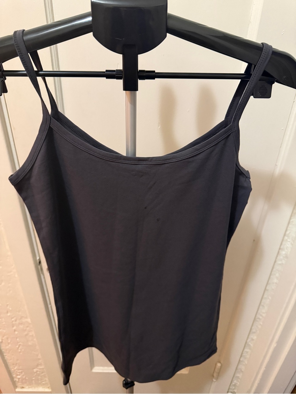 BKEWomen's dark Gray Spaghetti Strap Tank Top